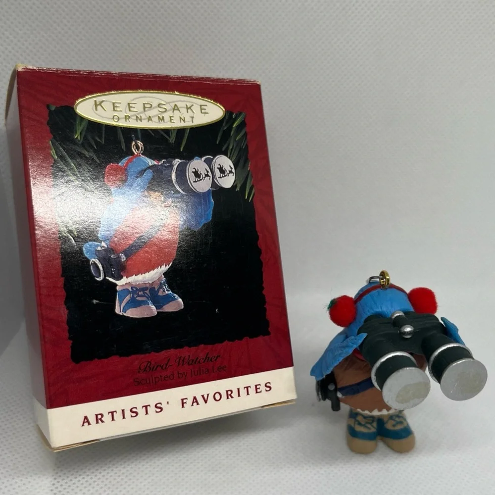 Hallmark 1993 Keepsake Ornament Bird‎ Watcher